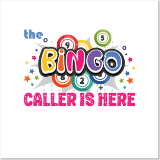 The Bingo Caller Is Here Valentines Day Posters and Art